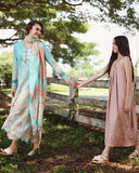 Mushq Solace Ombre Chikankari Lawn Unstitched 3Pc Suit - Whispered Dawn