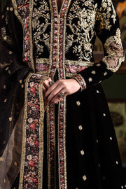 Niloufer by Mushq Embroidered Velvet Unstitched 3Pc Suit MV23-05 PARI
