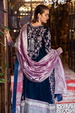 Mushq Deja VU Embroidered Velvet Unstitched 3Pc Suit - Infinite Loop