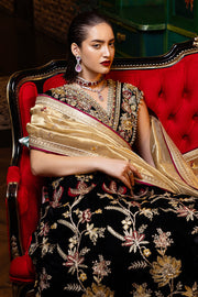 Mushq Deja VU Embroidered Velvet Unstitched 3Pc Suit - Whispers of Yesterday