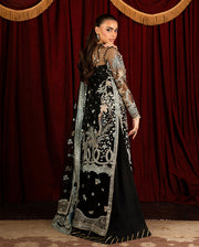 Mushq Darlings Embroidered Net Unstitched 3Pc Suit D-02 Malika
