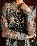 Mushq Darlings Embroidered Net Unstitched 3Pc Suit D-02 Malika