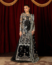 Mushq Darlings Embroidered Net Unstitched 3Pc Suit D-02 Malika