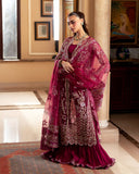 Mushq Darlings Embroidered Organza Unstitched 3Pc Suit D-03 Bebo
