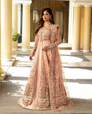 Mushq Darlings Embroidered Net Unstitched 3Pc Suit D-05 Naina