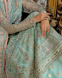 Mushq Darlings Embroidered Net Unstitched 3Pc Suit D-06 Bindu