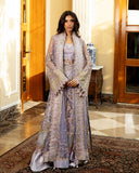 Mushq Darlings Embroidered Net Unstitched 3Pc Suit D-07 Simran