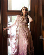 Mushq Darlings Embroidered Net Unstitched 3Pc Suit D-08 Geet