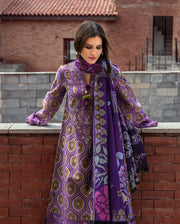 MUSHQ Broadway Embroidered Karandi Unstitched 3Pc Suit - Luce Toscana