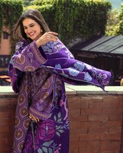 MUSHQ Broadway Embroidered Karandi Unstitched 3Pc Suit - Luce Toscana