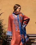 MUSHQ Broadway Embroidered Cottel Unstitched 3Pc Suit - Whispers of Change
