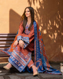 MUSHQ Broadway Embroidered Cottel Unstitched 3Pc Suit - Whispers of Change