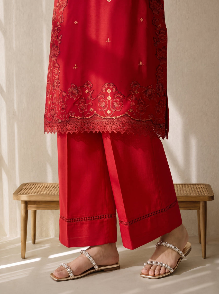 Viana by Sanam Saeed Embroidered Karandi Unstitched 3Pc Suit - MUSE