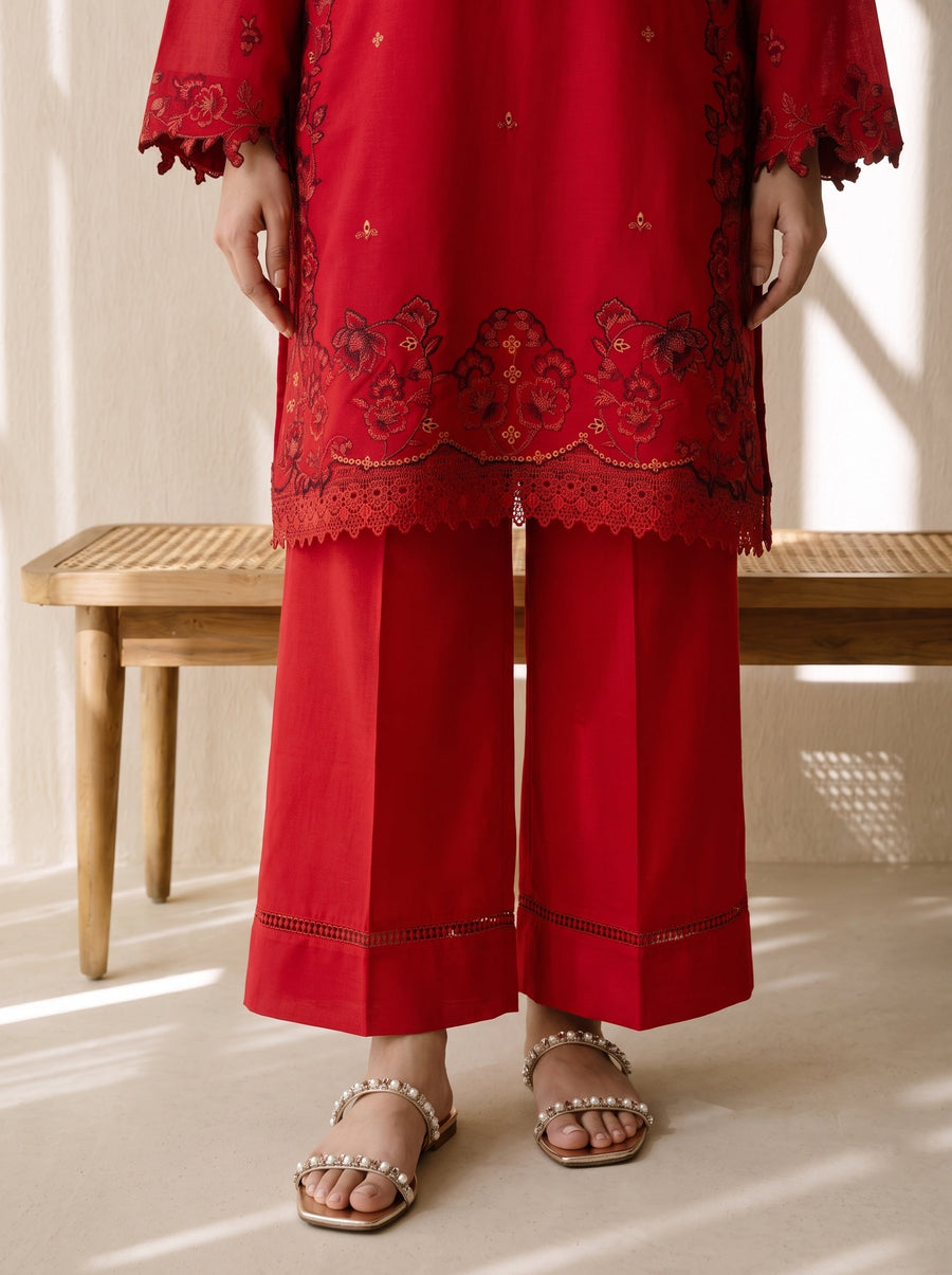 Viana by Sanam Saeed Embroidered Karandi Unstitched 3Pc Suit - MUSE