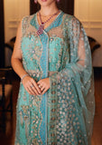 Mushq Stardust Embroidered Net Unstitched 3Pc Suit MN23-03 Astrum