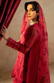 Maryum N Maria Zamani Begum Embroidered Organza Unstitched 3Pc Suit MW23-513