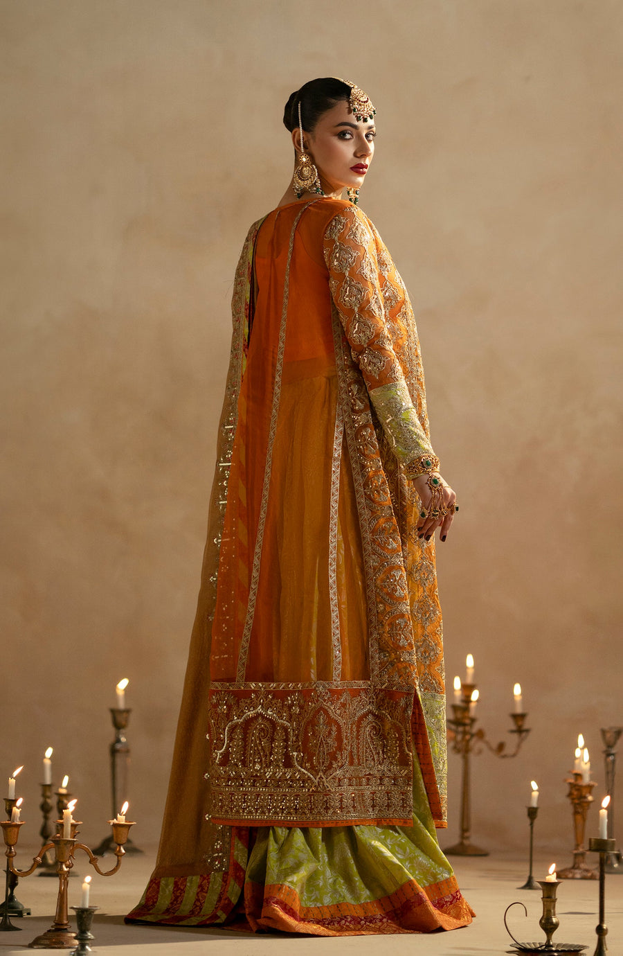 Maryum N Maria Zamani Begum Embroidered Organza Unstitched 3Pc Suit MW23-515