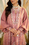 Maryum N Maria Sheharbano Unstitched Peach Leather 3Pc Suit - MW23552