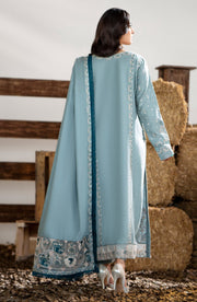 Maryum N Maria Sheharbano Unstitched Peach Leather 3Pc Suit - MW23557