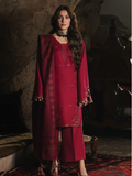 IZEL Musafir Embroidered Italian Woolen Unstitched 3Pc Suit - Aroha