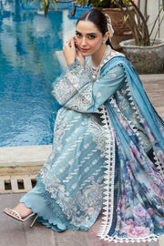 Motifz Premium Embroidered Lawn Unstitched 3Pc Suit 5301-ELAYNE
