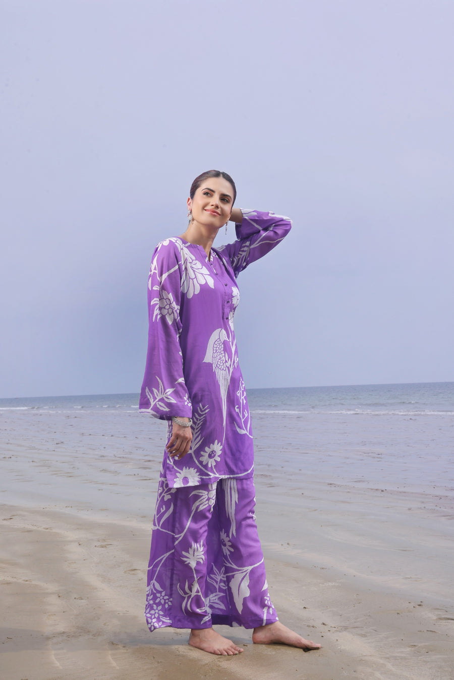 Feathers Whisper Winds Unstitched Printed Lawn 2Pc Suit MYSTEN-FT513