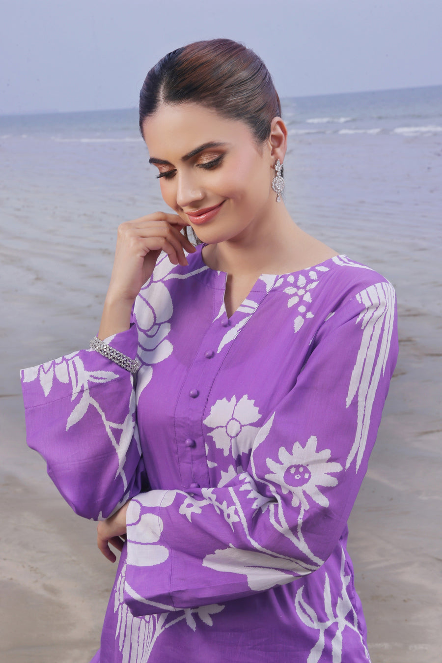 Feathers Whisper Winds Unstitched Printed Lawn 2Pc Suit MYSTEN-FT513