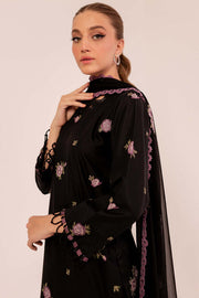 Farasha Summer Essentials Embroidered Lawn Unstitched 3Pc Suit - MYSTIQUE