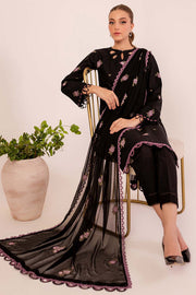 Farasha Summer Essentials Embroidered Lawn Unstitched 3Pc Suit - MYSTIQUE