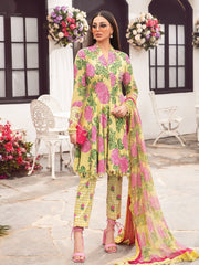 Maria.B M.Prints Unstitched Embroidered Lawn 3Pc Suit MPT-2103-A