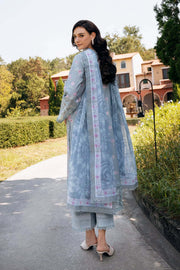 Afrozeh Damask The Holiday Unstitched Lawn 3Pc Suit AL-25-V2-09A MAELIS