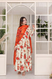 Feathers Premium Whisper of Elan Unstitched Lawn 3Pc Suit Magma Mist-FT681