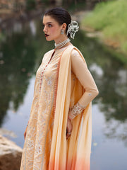 Roheenaz Dahlia Embroidered Lawn Unstitched 3Pc Suit RNZ-02B Magnolia