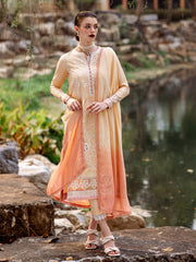 Roheenaz Dahlia Embroidered Lawn Unstitched 3Pc Suit RNZ-02B Magnolia
