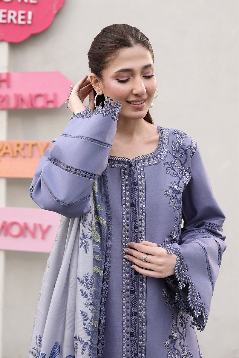 Rang Rasiya Florence Festive Embroidered Lawn Unstitched 3Pc Suit - MAHNAZ
