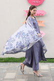 Rang Rasiya Florence Festive Embroidered Lawn Unstitched 3Pc Suit - MAHNAZ