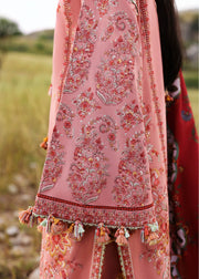 Hussain Rehar Embroidered Khaddar Unstitched 3Pc Suit - Mahpara
