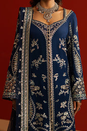 Afrozeh Divani Embroidered Raw Silk Unstitched 3Pc Suit AS-25-06 MAHREEN