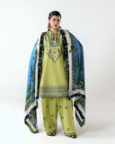 Jugnu Lahore Spring Summer Unstitched Embroidered Cotton 3Pc Suit - Mai
