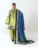Jugnu Lahore Spring Summer Unstitched Embroidered Cotton 3Pc Suit - Mai