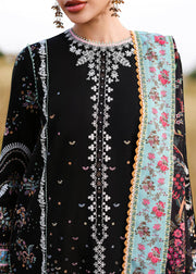 Hussain Rehar Embroidered Khaddar Unstitched 3Pc Suit - Malika