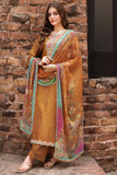 Farasha Seraya Embroidered Lawn Unstitched 3Pc Suit D-08 MALISA