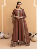 Hemstitch Embroidered Raw Silk Ready to Wear 3Pc Suit - Manha