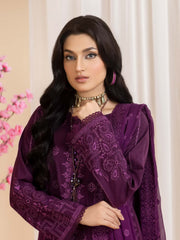 Dilkash Afsana by Manizay Chikankari Karandi Unstitched 3Pc Suit M-04