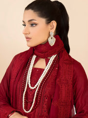 Dilkash Afsana by Manizay Chikankari Karandi Unstitched 3Pc Suit M-07
