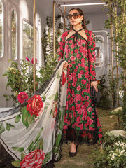 Maria.B M.Prints Unstitched Embroidered Lawn 3Pc Suit MPT-2106-B