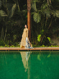 Saira Shakira Embroidered Organza Unstitched Wedding Suit - MARIGOLD