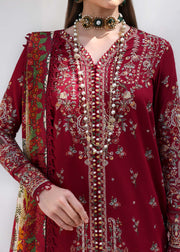 Kanwal Malik Elysia Embroidered Lawn Unstitched 3Pc Suit - MARINA