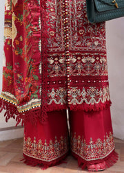 Kanwal Malik Elysia Embroidered Lawn Unstitched 3Pc Suit - MARINA
