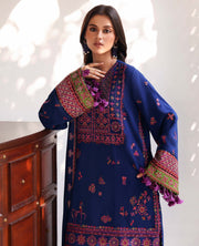Republic Womenswear Amaris Unstitched Karandi 3Pc Suit D-10 Maris